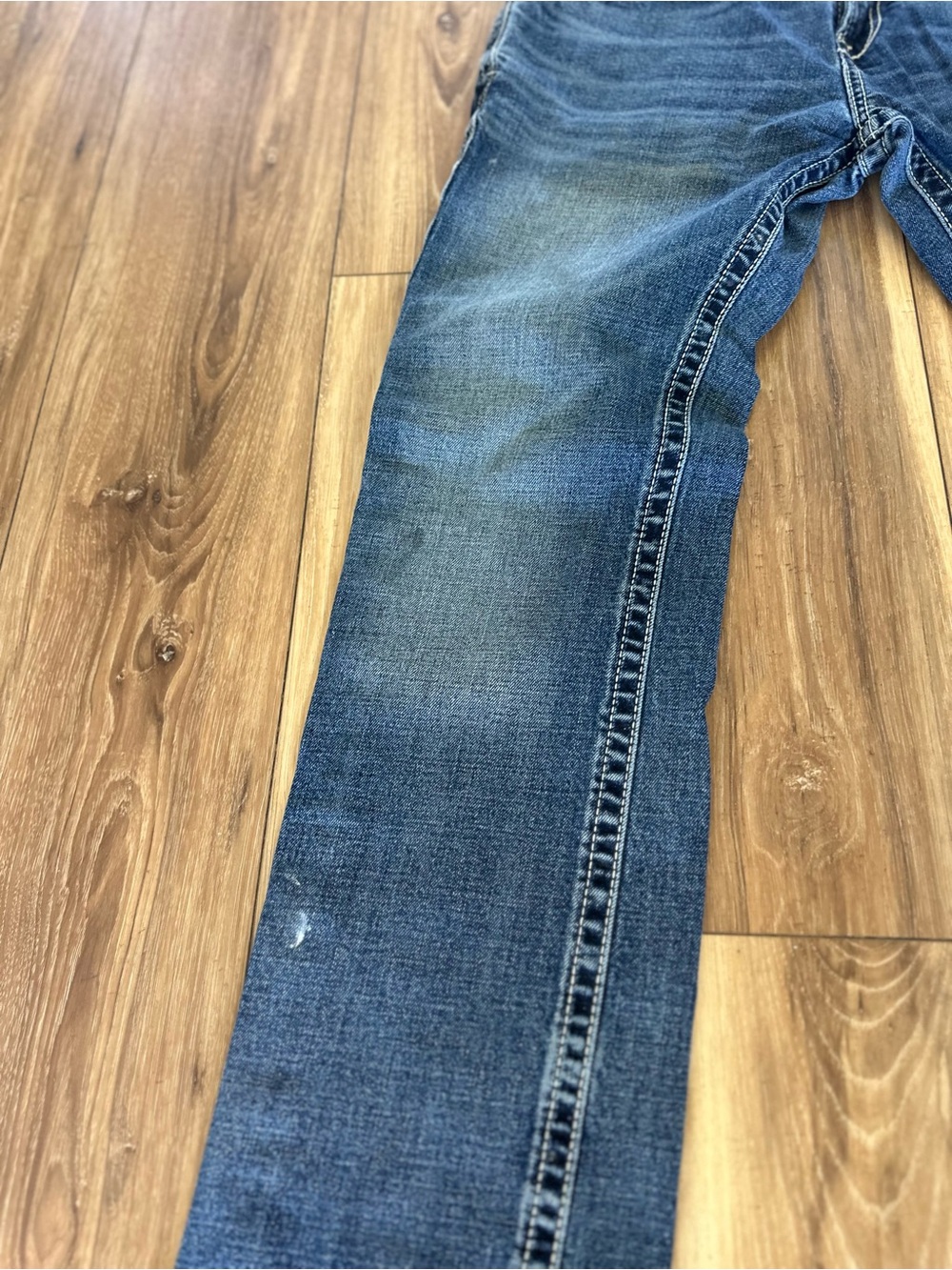 Ariat Slim Fit Straight Leg Men's Dark Blue Jeans size 32/34 read description - Picture 3 of 6